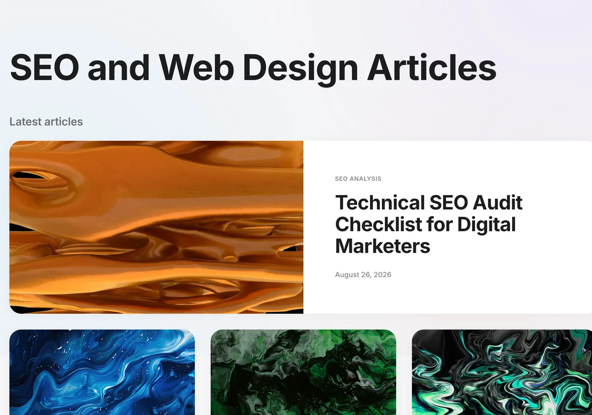 AI SEO COMPANY blog — articles on SEO and web design